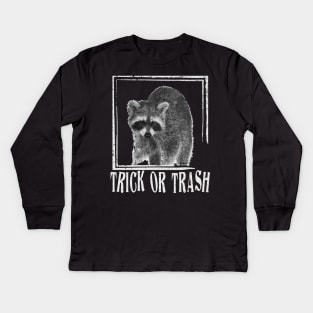 trick-or-trash Kids Long Sleeve T-Shirt